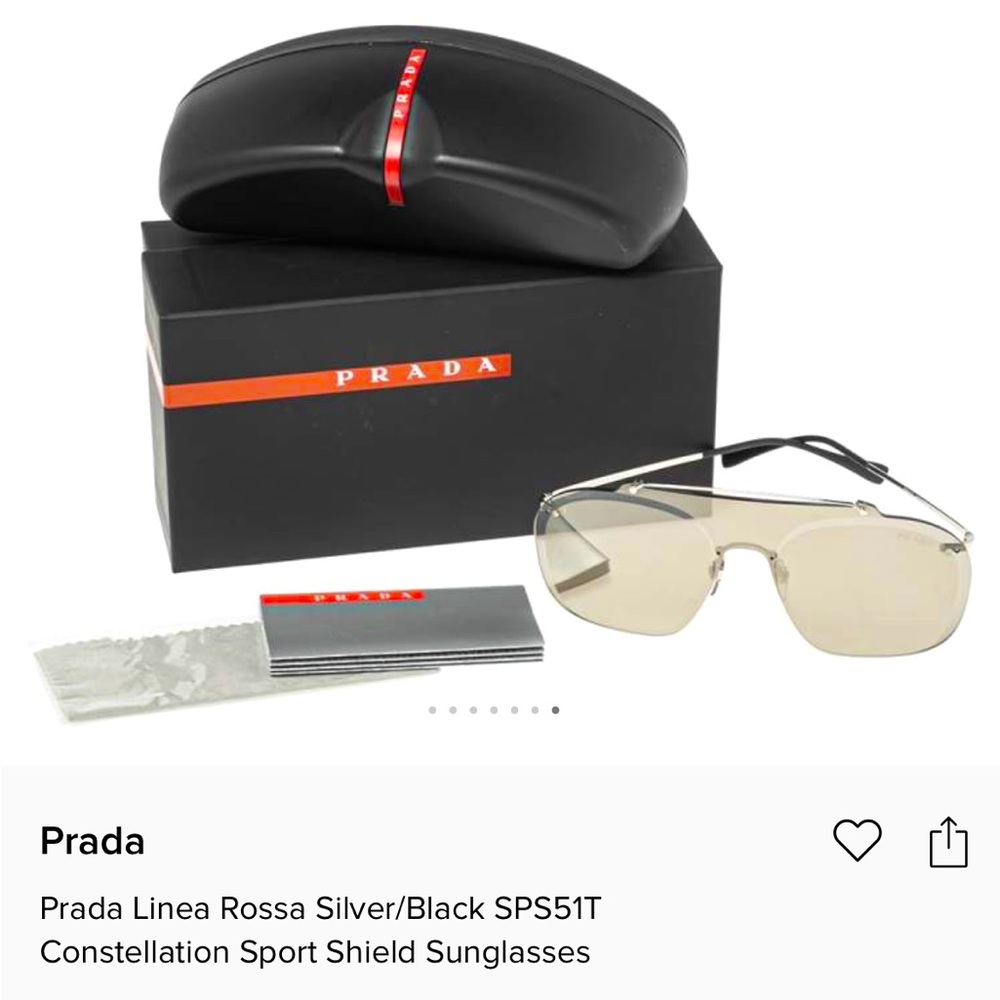 Prada Linea Rossa Shield Sunglasses - Picture 6 of 7